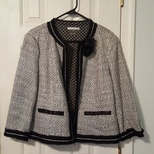 Peter Nygard Jacket/Blazer Size 14 Tweed Like